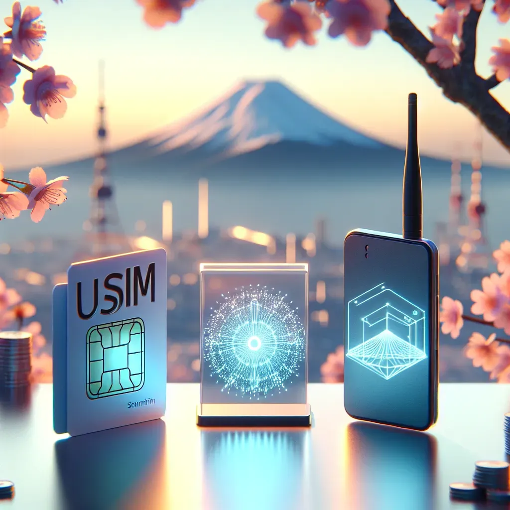 일본여행 유심 vs eSIM vs 포켓와이파이: 당신에게 최적은?